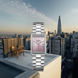 2025 New Trending Women <b>Watch</b> Rectangle Case Custom Dial <b>Vintage</b> 316L Stainless Steel Quartz <b>Watch</b> for Women - Product Image 4