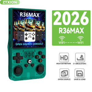 <span class=keywords><strong>Console</strong></span> R36 Max rétro portable 64 Go 128 Go R36s Accessoires Boîte de jeu rétro portable 4 pouces - Product Image 2