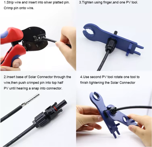 Juego de Herramientas Manuales en Oferta, Kit de Herramientas de Engarzado Solar, Calidad Profesional, Herramientas Completas para la Instalación de Sistemas de Paneles Solares - Product Image 2