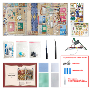 Tonecheer Assistant École <span class=keywords><strong>Magique</strong></span> Collège <span class=keywords><strong>Baguette</strong></span> Activé DIY LED 3D Puzzle Cadre Photo pour La Maison Accent Boutique De Cadeaux - Product Image 6