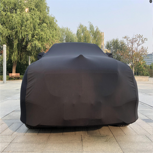 <span class=keywords><strong>Telo</strong></span> <span class=keywords><strong>Copriauto</strong></span> Antipolvere in Tessuto Elasticizzato Spandex per Interni Morbido <span class=keywords><strong>Telo</strong></span> Interno in Pile per Auto - Product Image 4