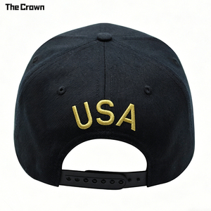 Casquette Snapback 6 Panneaux en Toile Denim Y2K Hip Hop avec Logo Personnalisé, Bord Plat, Broderie Noire, Vente en Gros pour l'Extérieur - Product Image 3