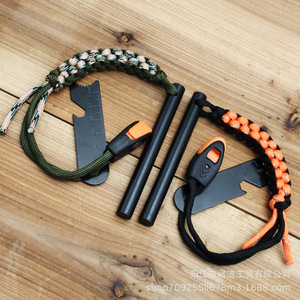 Allume-feu de survie extérieur étanche en magnésium et acier, accessoire d'outil de démarrage de feu de camping 10100 - Product Image 2