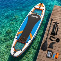 Expédition ultra-rapide en 7 jours : Planche à pagaie gonflable familiale tout-terrain avec hublot de visualisation claire pour les loisirs de vacances