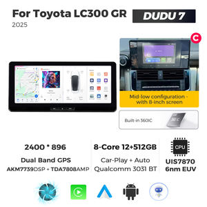 <span class=keywords><strong>Lecteur</strong></span> <span class=keywords><strong>DVD</strong></span> de voiture DUDU7, moniteur <span class=keywords><strong>UHD</strong></span>, système multimédia fonctionnel, processeur octa-core FYT 7870UIS, carte SIM 4G pour Toyota LC300 GR 2022-2025 de 12,3 pouces - Product Image 6