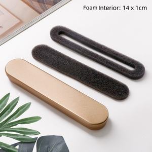 Caja para Bolígrafo con Almohadilla Estuches para Lápices Vacíos al por Mayor Juego de Colección para Negocios Cumpleaños Estuche para Pluma Color Plata y Oro - Product Image 2