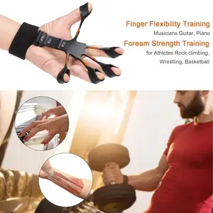 2023 Neuer Finger verstärker Griffs tärke trainer mit 2 PCS Finger verstärker und 6 Resistant Level Finger Exerciser