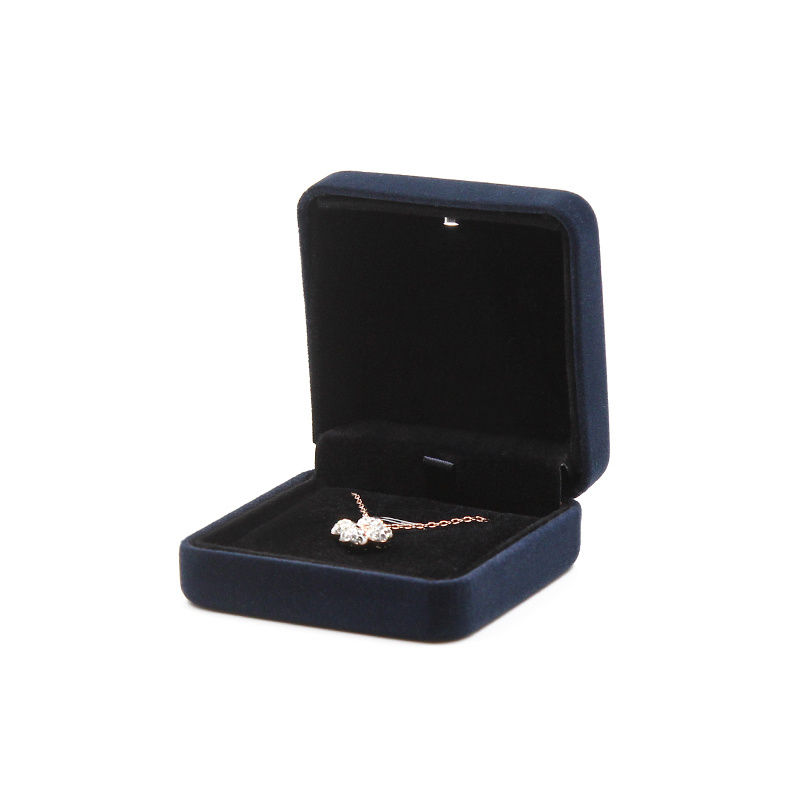 Azul pequeña caja colgante