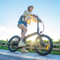 KuKirin V2 sepeda listrik kota 20 "ban pneumatik 250W Rentang Motor 25km/jam sepeda listrik lipat e-scooter