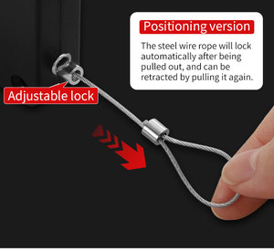 <span class=keywords><strong>Porte</strong></span> <span class=keywords><strong>coulissante</strong></span> <span class=keywords><strong>automatique</strong></span> à ressort dissimulé multifonctionnelle antivol en acier inoxydable de haute qualité, sans perçage, avec capteur - Product Image 5