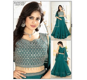 Conjunto de Kurta Tradicional para Mujer, Estilo Moderno Indio/Pakistaní, de Algodón, con Patrones Sutiles, Textura Natural Suave y Elegante, Marca KINGSA - Product Image 1