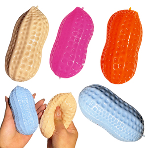 Peanut-Shaped <b>Squishy</b> Toy PVA Filled TPR Stress Relief Squeeze Toy for All Ages - Product Image 1