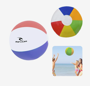Ballons de plage personnalisés imprimés en plusieurs couleurs, jouets gonflables en PVC en gros pour les cadeaux de fête d'été, cadeaux promotionnels avec logo - Product Image 1