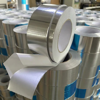 Ruban adhésif en aluminium détectable par les détecteurs de métaux, étanche et ignifuge, pour la réparation de tuyaux, directement de l'usine HVAC