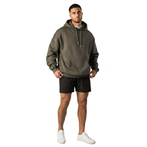 Sudadera con capucha de algodón 100% de alta calidad, estilo vintage, gruesa, de lana, para invierno, personalizada al por mayor, la más vendida para hombre. - Product Image 1