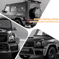 Pare-chocs de voiture en fibre de carbone sèche W465/W464 Mise à niveau vers le kit carrosserie de style B pour Mercedes-Benz Classe G W464 W465 Kit carrosserie