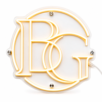 Enseigne néon LED en acrylique personnalisée, texte et logo lumineux pour mariage, événement, fête, bar, décoration murale