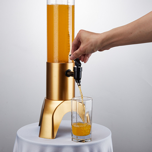 Distributeur de boissons en plastique 3L avec tube à glace pour bar, fête, restaurant - Vente en gros - Product Image 6