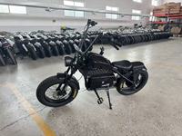 Scooter Eléctrico de Dos Ruedas de Aleación de Aluminio de 48V 1500W con Batería de Litio Extraíble de 60AH, Suspensión Completa y Alcance de 120 km