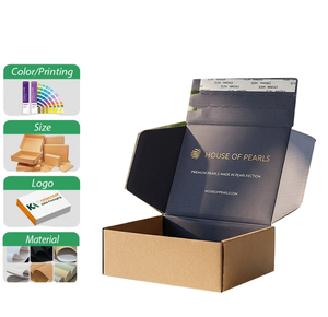 Cajas de Cartón Corrugado con Cierre de Cremallera para Envíos y <span class=keywords><strong>Regalos</strong></span>, Personalizables con Logotipo, Ecológicas, Reciclables y Desprendibles - Product Image 5