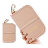 Bolsa de Maquillaje Reutilizable Personalizada con Nombre, de Microfibra, Gran Capacidad, con Caja de Regalo de Lujo, para Viaje