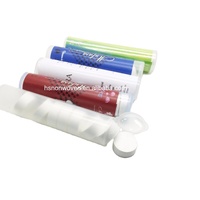 Tube Packed Portable Nonwoven Compressed Disposable Towels Compact Soft Eco-Friendly Travel Essentials Wipe