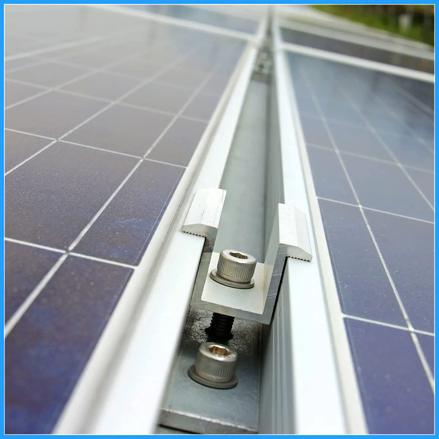 Großhandel schnelle Lieferung Solar-Mittelklemme Endklemme Solarpanel-Festigungsklammern für PV-Halterung