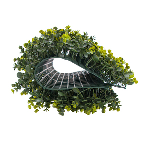 P205-3 uv-chống cây xanh lá gỗ Hoàng Dương hàng rào riêng tư Bảng điều khiển màn hình trong nhà ngoài trời màu xanh lá cây tường thực tế nhân tạo tường bối cảnh - Product Image 6