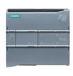 الأصلي جديد جهاز PLC من سيمنز S7 1200 وحدة معالجة مركزية 6ES7214-1AG40-0XB0 6ES72141AG400XB0 SIMATIC S7-1200 CPU 1214C DC