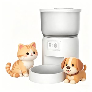 Distributeur automatique de nourriture pour animaux domestiques intelligent avec verrou de sécurité, empêchant les suraliments - Product Image 1
