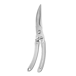 Stainless Steel <b>Kitchen</b> <b>Scissors</b> 8 In Straight Head For Chicken Duck Bone Cutting Home Use - Product Image 4