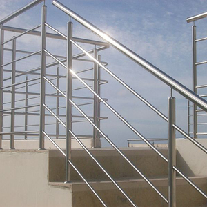 Sistema de Barandilla de Acero Inoxidable para Exteriores, Barandilla Sólida con Barra Horizontal para Terraza - Product Image 5