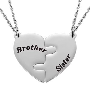 Offerta Speciale: Set di 2 Collane con Ciondolo a Cuore per Padre <span class=keywords><strong>e</strong></span> Figlia, Collana in Acciaio Inossidabile per Madre <span class=keywords><strong>e</strong></span> Figlio - Product Image 5
