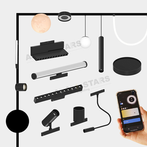 2 Fils Extrêmement Étroit 5mm Surface <span class=keywords><strong>Led</strong></span> Magnetic Track Lights Aluminum Magnetic Track Lights Rail System <span class=keywords><strong>Led</strong></span> Magnetic Light - Product Image 3