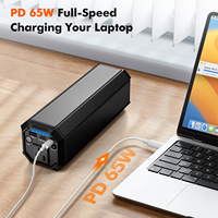 Batterie externe pour ordinateur portable de haute qualité et haute capacité PD 65W 112Wh 31200mAh Charge rapide Type-C avec écran LED AC 110V