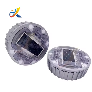 Распродажа, желтые светоотражающие дорожные шпильки с кошачьим глазом, Светодиодные высокие видимые дорожные маркеры на солнечной батарее - Product Image 3