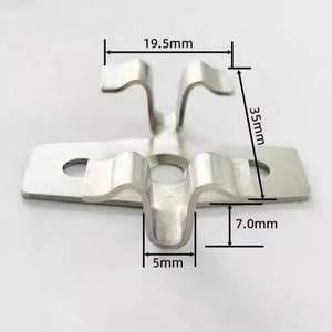 อุปกรณ์ตกแต่งพื้นระเบียง WPC <span class=keywords><strong>ราคา</strong></span>ขายส่งจากโรงงาน ฮาร์ดแวร์ปูพื้นภายนอก สแตนเลส SS 304 คลิปยึดพื้นระเบียง WPC - Product Image 5