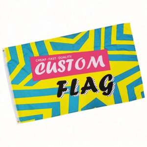 Banderas y Pancartas Personalizadas de Poliéster 100D con Sublimación de Tinta de Alta Calidad para Publicidad - Product Image 4