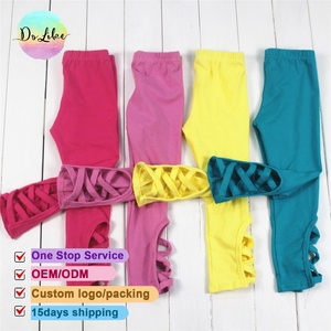 Dolike Baby Girl Solid Fluffy Pants Legging Kinder Boutique Kleidung Baumwolle Kinder Leggings Großhandel
