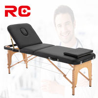 Fabrik Hochwertige tragbare Holz Multifunktions zusammen klappbare Tattoo Beauty Massage tisch Spa Aluminium Massage tisch Beauty Bett
