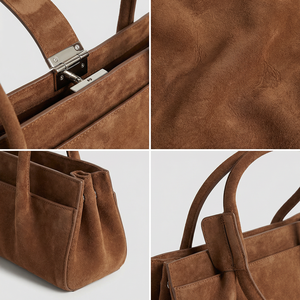 usine personnalisé en gros nouvelle dame sacs à main mode Style en cuir véritable dames épaule fourre-tout sac à main femmes - Product Image 5