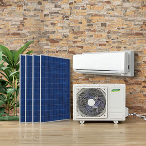 Mini aire acondicionado solar dividido inteligente R32, acondicionador de energía híbrido de frecuencia Variable para uso doméstico - Product Image 1