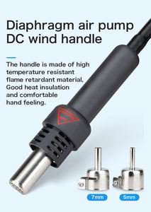 Паяльная станция KELLYSHUN AE8502D 700 Вт мощность 2-в-1 с цифровым дисплеем, паяльная станция горячего воздуха с ножевым наконечником и температурой - Product Image 3