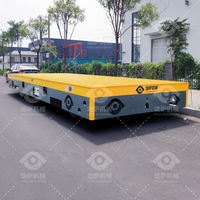 Chariot de transfert électrique AGV sans rail, à direction omnidirectionnelle, véhicule à guidage automatique, alimenté par batterie, chariot à plateau