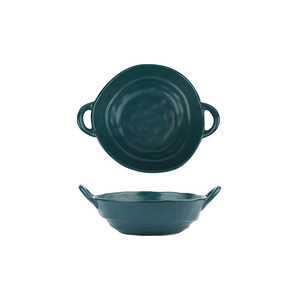 Juego de tazones de cerámica con doble asa, color sólido, para fideos, ensaladas, vajilla para el hogar y la cocina, para adultos - Product Image 5