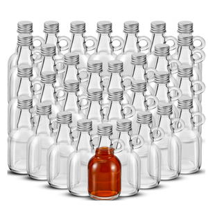 Botella <span class=keywords><strong>de</strong></span> Vidrio <span class=keywords><strong>de</strong></span> 50 ml <span class=keywords><strong>para</strong></span> <span class=keywords><strong>Regalo</strong></span>, <span class=keywords><strong>para</strong></span> Salsa <span class=keywords><strong>de</strong></span> Soja, Jugo, <span class=keywords><strong>Vino</strong></span>, Licor, Whisky, Vodka, Ideal <span class=keywords><strong>para</strong></span> Bodas - Product Image 2