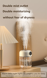 Bán Buôn 700Ml Công Suất Lớn USB Tạo Độ Ẩm Với Hẹn Giờ LED Ánh Sáng Ban Đêm Kép Và Duy Nhất Phun Chế Độ Cho Nhà Văn Phòng Sử Dụng Phòng Ngủ - Product Image 2