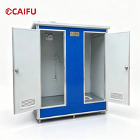 Cabine Sanitaire Mobile Préfabriquée Temporaire avec Toilettes et Douche, Personnalisable, Étanche, pour Parcs Extérieurs