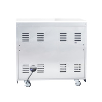 Peralatan Dapur BBQ Luar Ruangan Modern dari Baja Tahan Karat dengan Dua Pintu Tunggal, Tahan Korosi, Tahan Panas, Tahan Air.