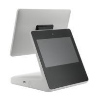 Diseño Delgado Pantalla táctil de 15,6 pulgadas Terminal POS Caja registradora Contador de pago con pantalla opcional de 11,6 pulgadas 2nd Display para Catering